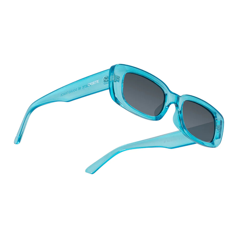 Cassette Optics Soundtrack Sunglasses - Bali Blue / Smoke Lens