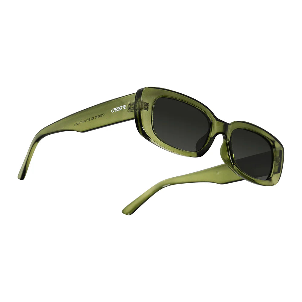 Cassette Optics Soundtrack Sunglasses - Evergreen / Smoke Lens