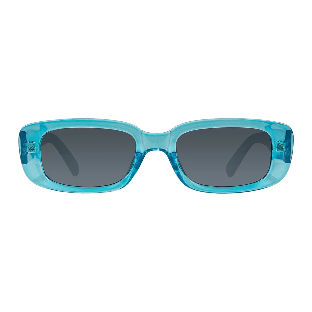 Cassette Optics Soundtrack Sunglasses - Bali Blue / Smoke Lens