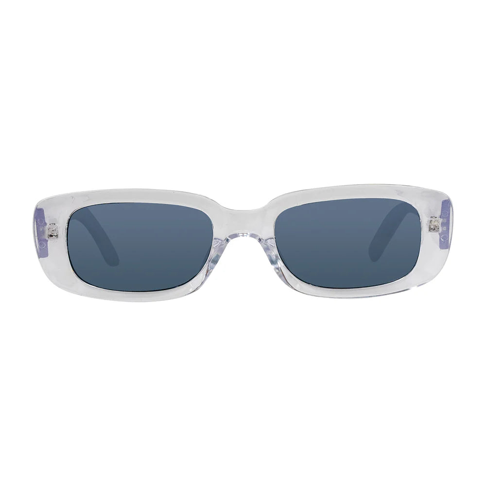 Cassette Optics Soundtrack Sunglasses - Crystal / Smoke Lens