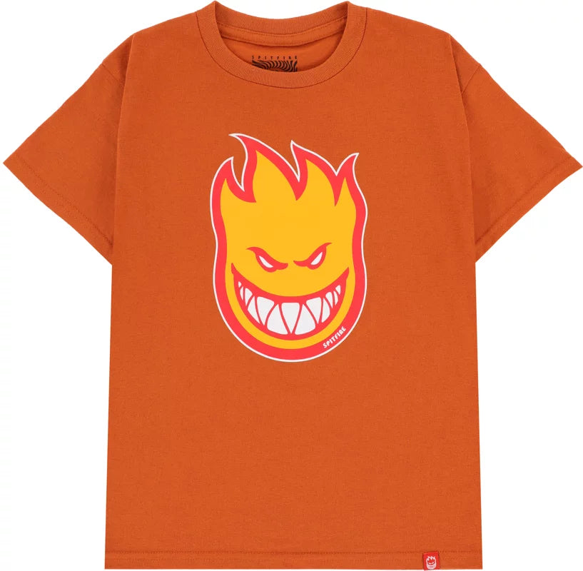 Spitfire Bighead Fill S/S Youth Tee - Texas Orange / Gold / Red