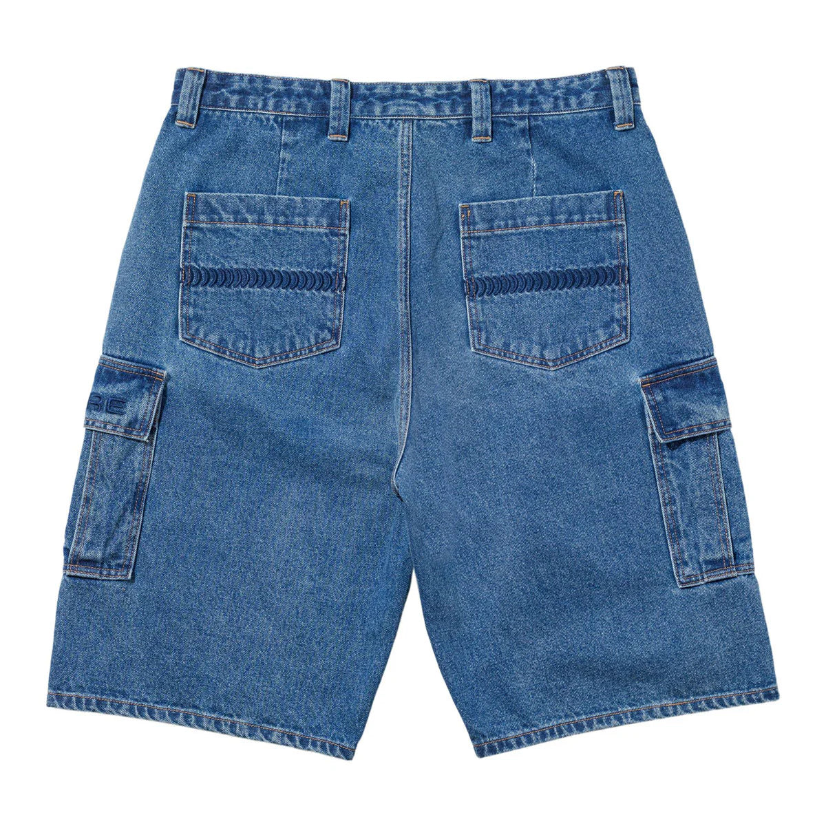 Spitfire Classic '87 Denim Cargo Shorts - Light Stone Wash