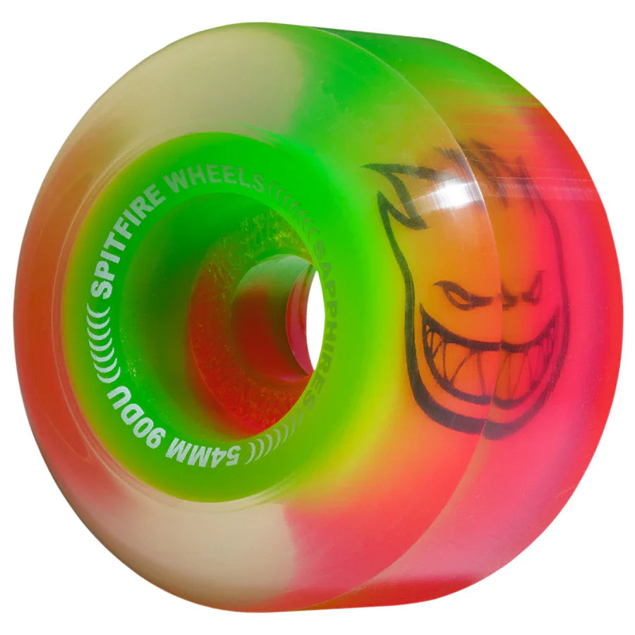 Spitfire Sapphire Cruiser Wheels 54mm 90du - Pink / Green