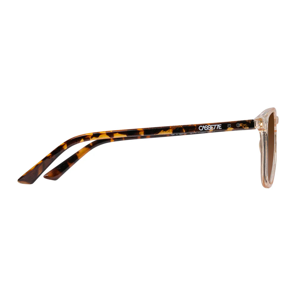 Cassette Optics Standard Sunglasses - Champagne Tortoise / Brown Lens