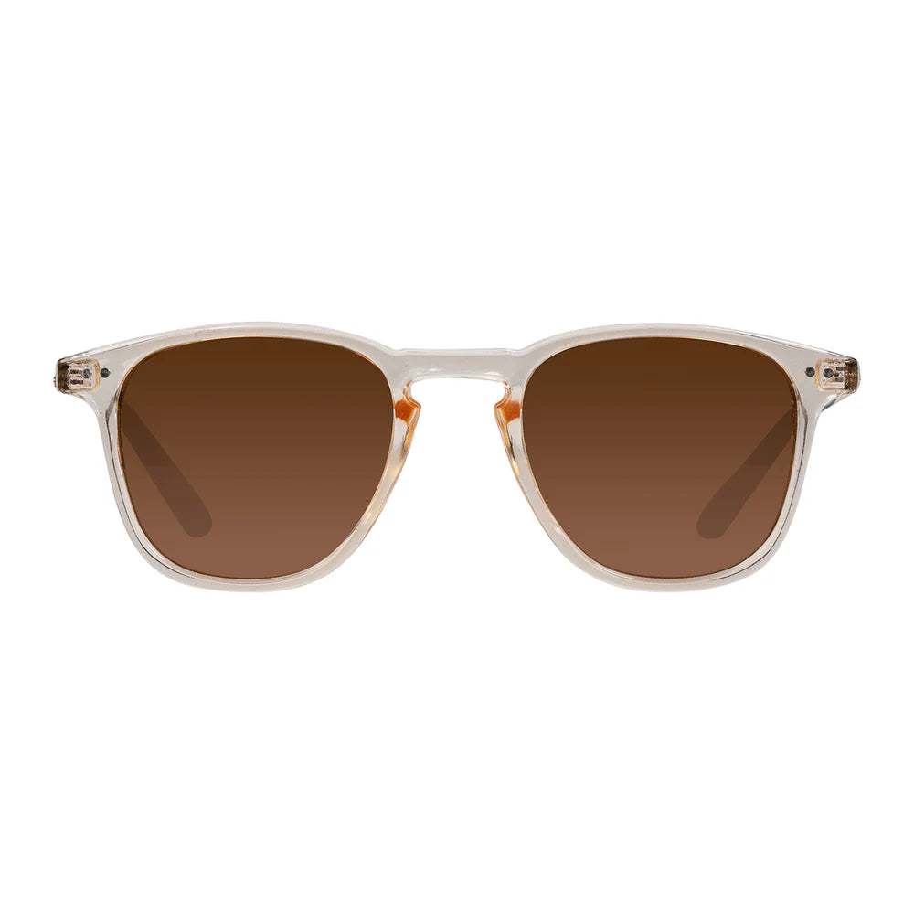 Cassette Optics Standard Sunglasses - Champagne Tortoise / Brown Lens