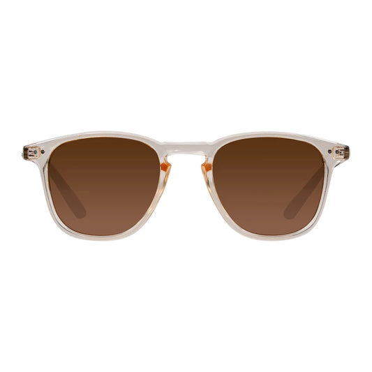 Cassette Optics Standard Sunglasses - Champagne Tortoise / Brown Lens