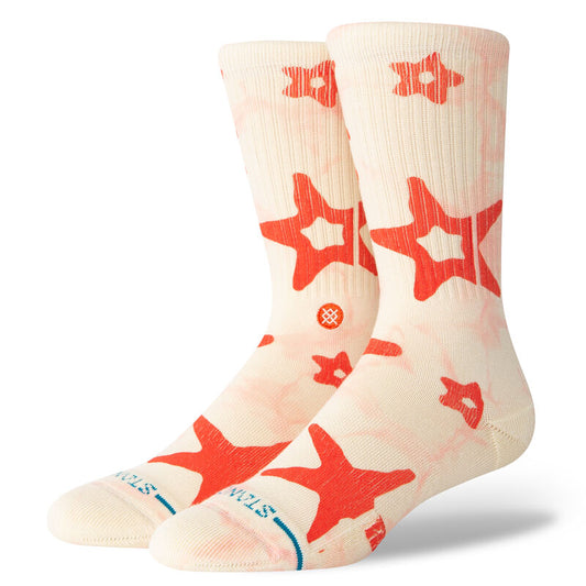 Starry Eyed Crew Socks - Cream