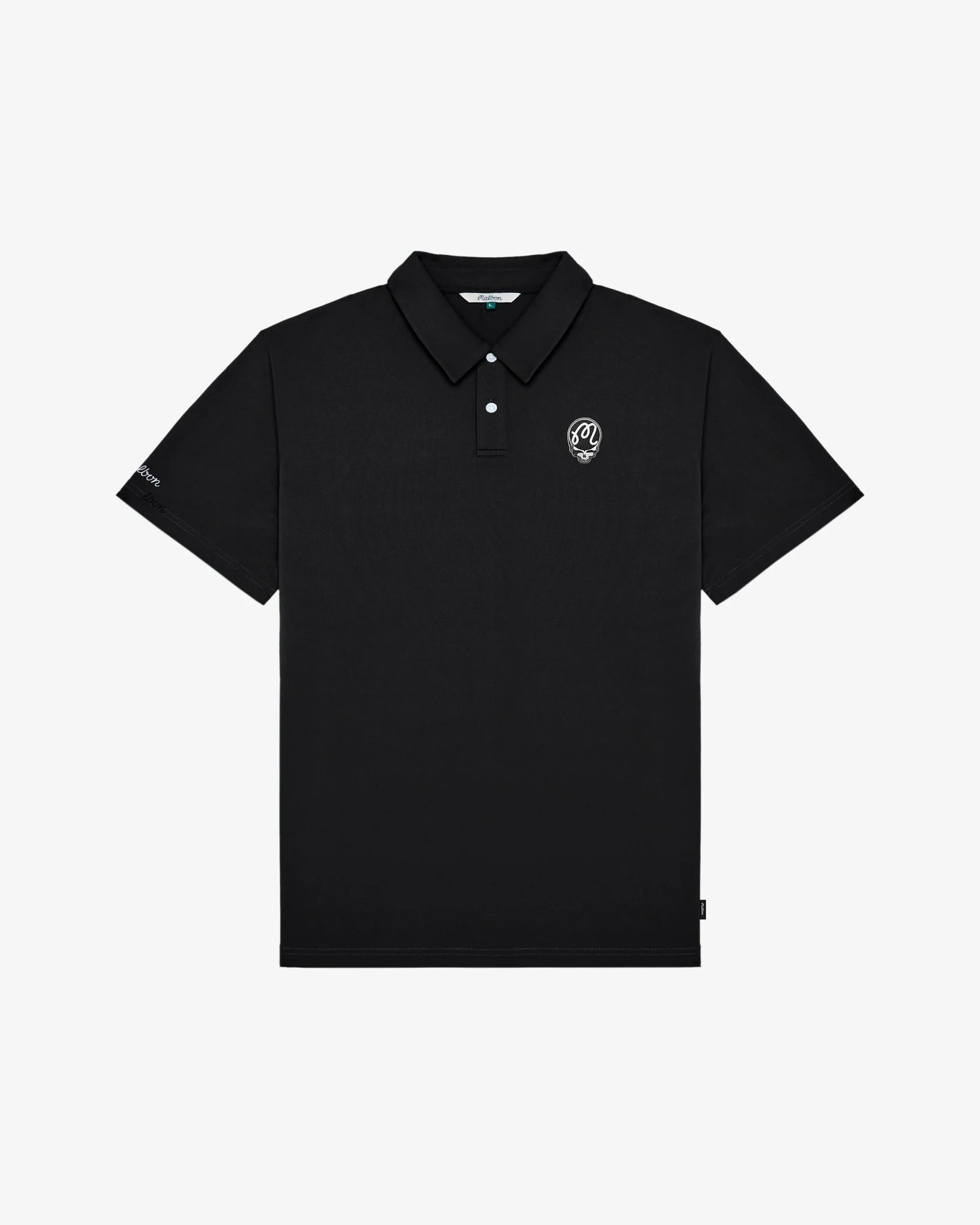 Malbon x  Grateful Dead Fairway Stealie Polo - Black