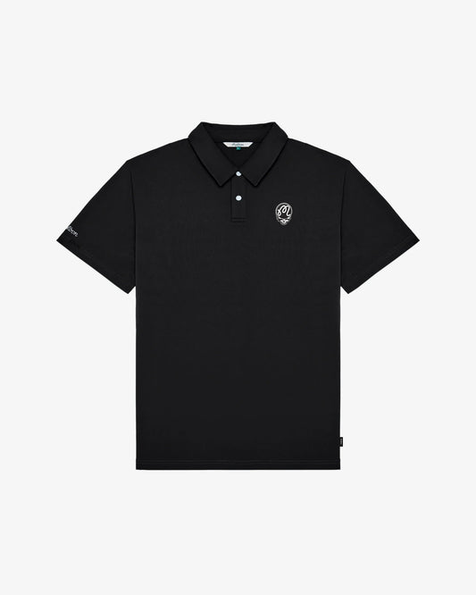 Malbon x  Grateful Dead Fairway Stealie Polo - Black