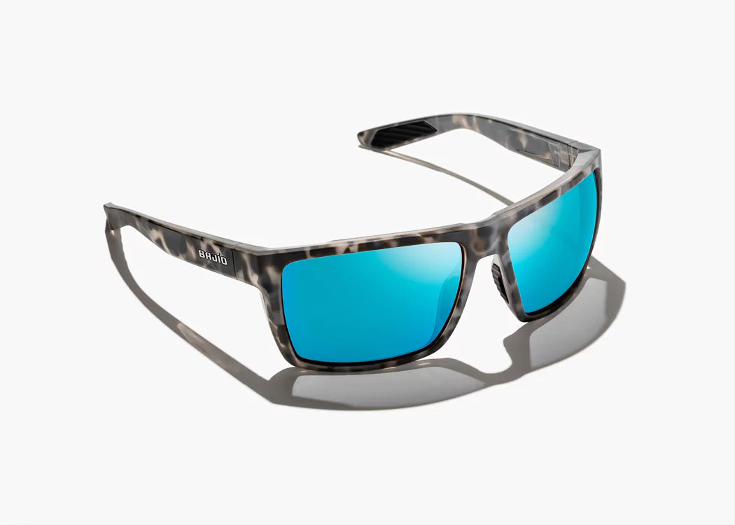 Stiltsville Gray Tort Matte / Blue Mirror Polycarbonate