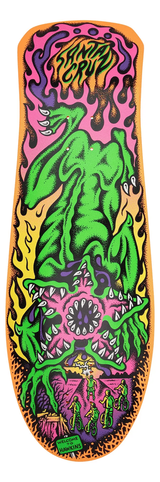 Santa Cruz x Stranger Things Steve Alba Salba Demogorgon Deck 10.3