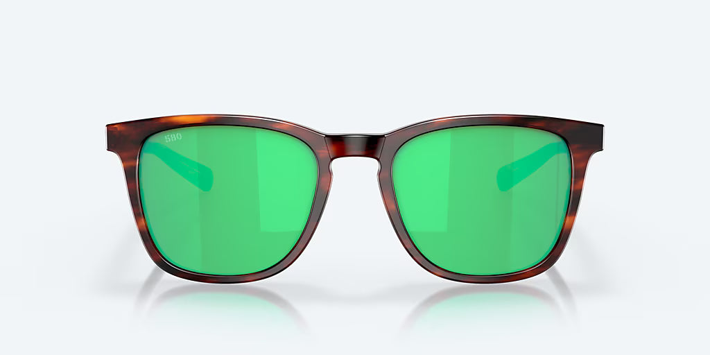Sullivan Matte Tortoise w/ Green Mirror 580G