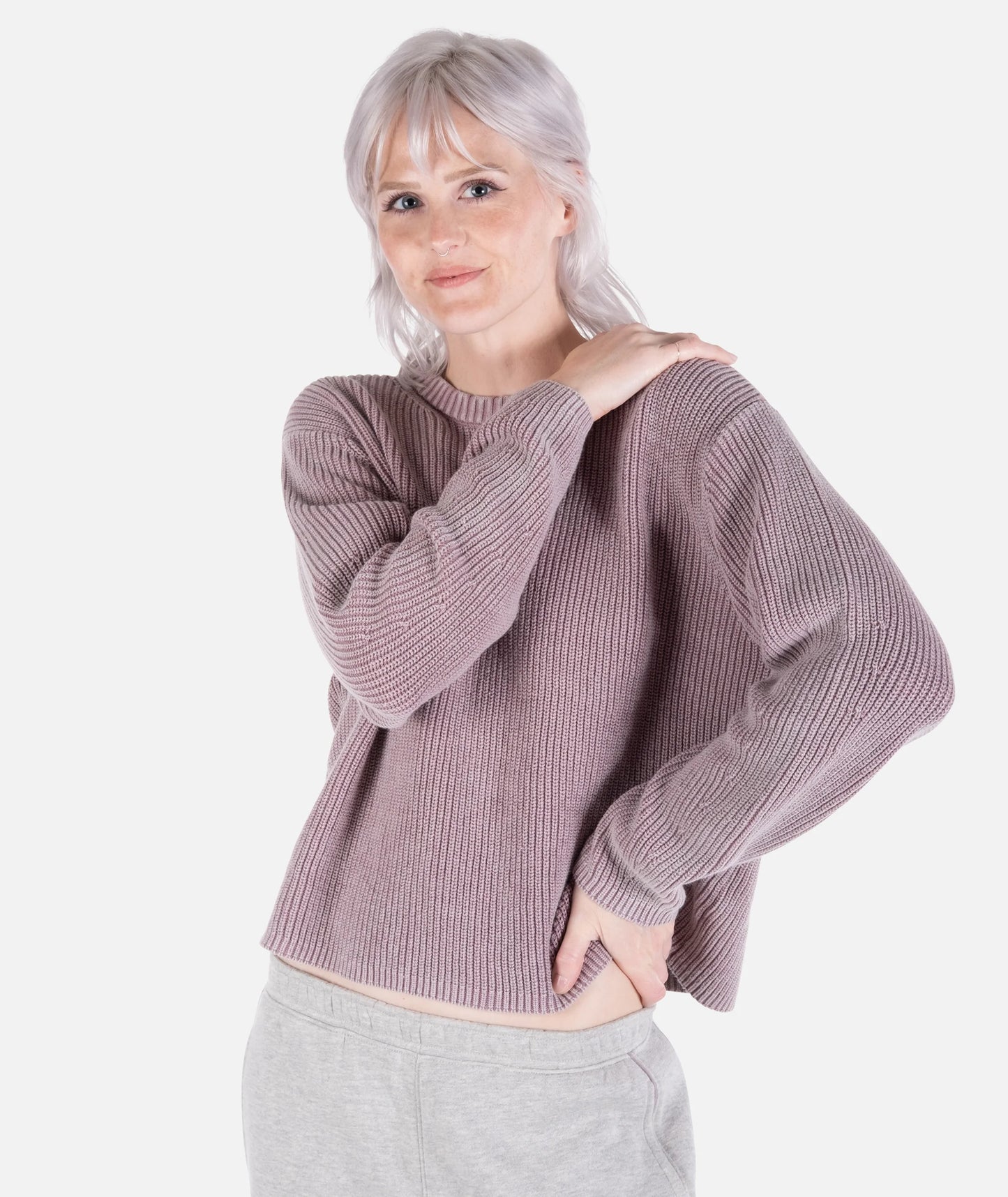 Sundrenched Sweater - Sea Fog