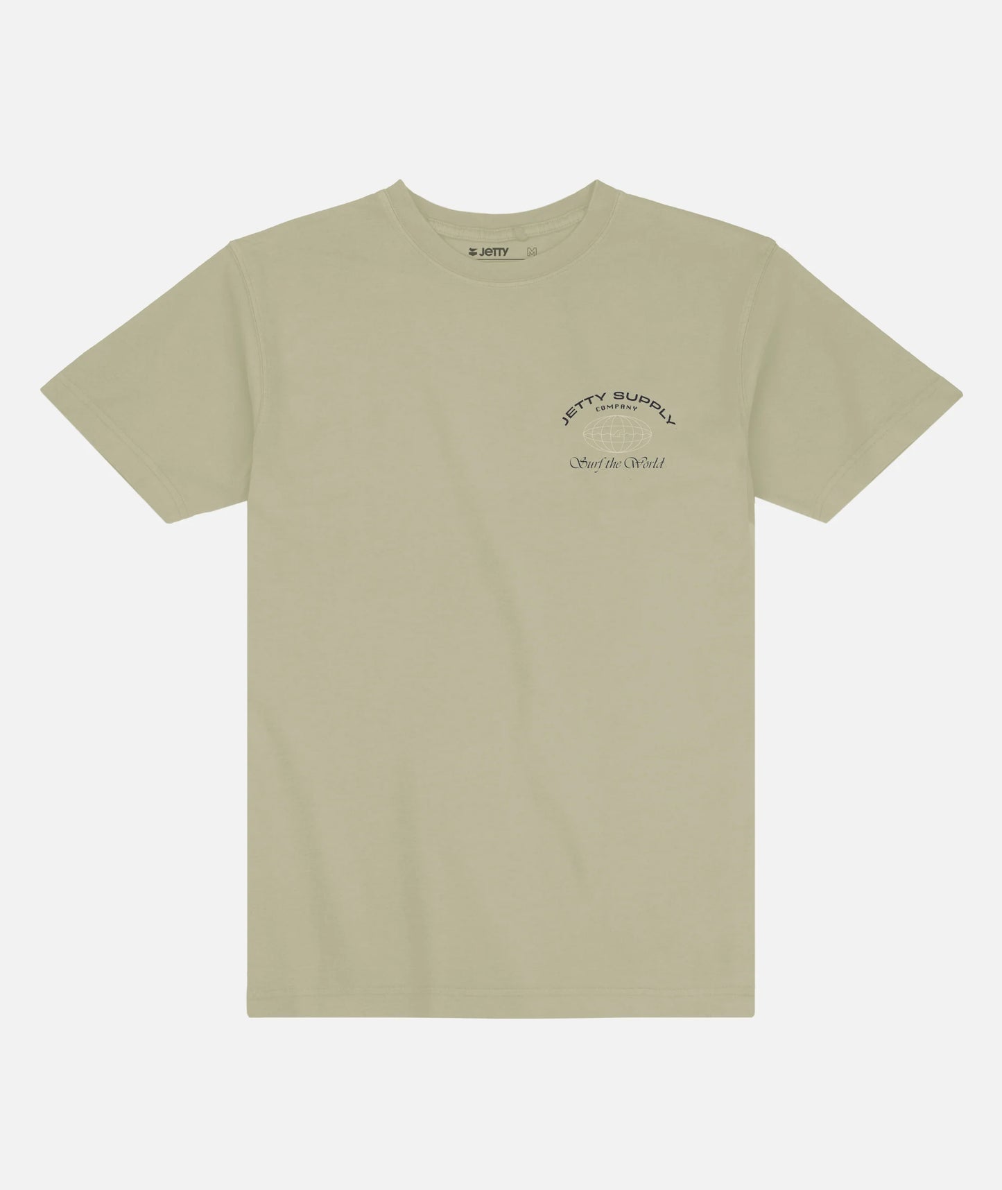 Surf World Tee - Bay Leaf Green