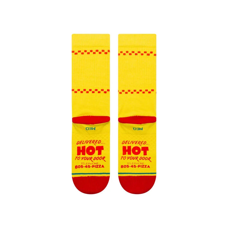 Stranger Things x Stance Surfer Boy Crew Socks - Yellow