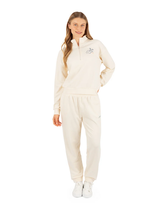 Hurley Island Life Quarter Zip - Cream