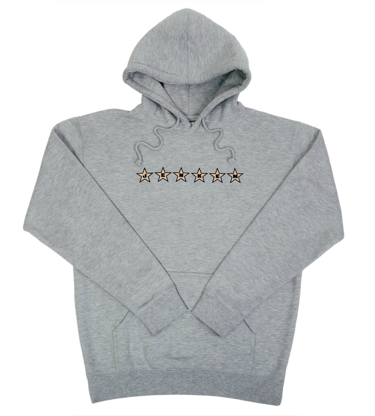 6 Star Hoodie - Heather Grey