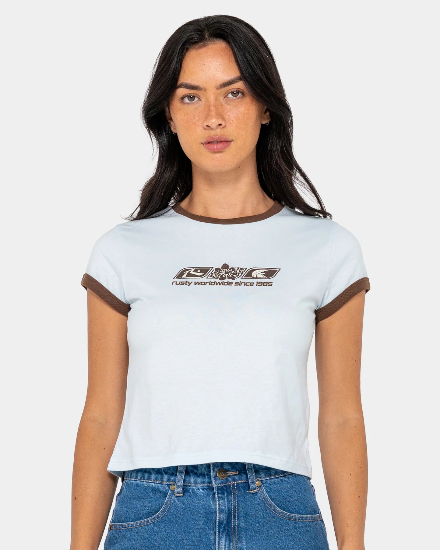 Snapper Contrast Ringer Mini Tee