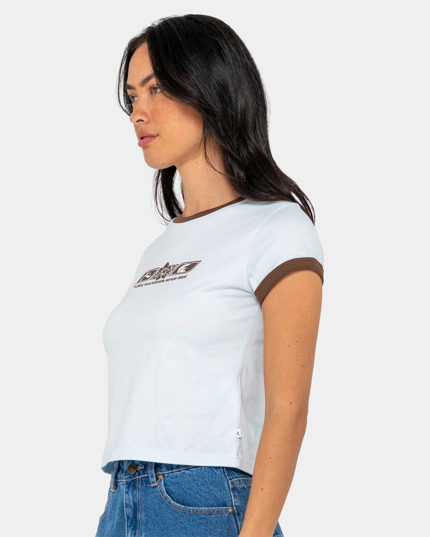 Snapper Contrast Ringer Mini Tee