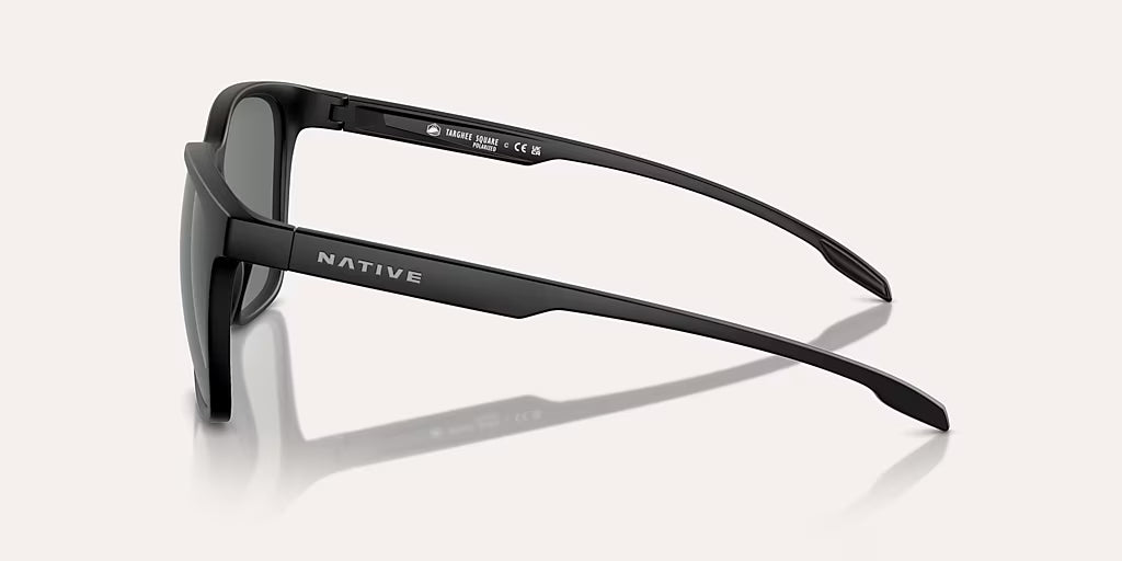 Targhee Square Matte Black w/ Grey