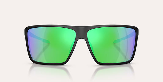 Tavern XL Matte Black w/ Green Reflex Polarized