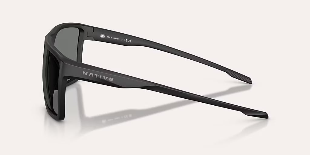 Tavern XL Matte Black w/ Grey Polarized