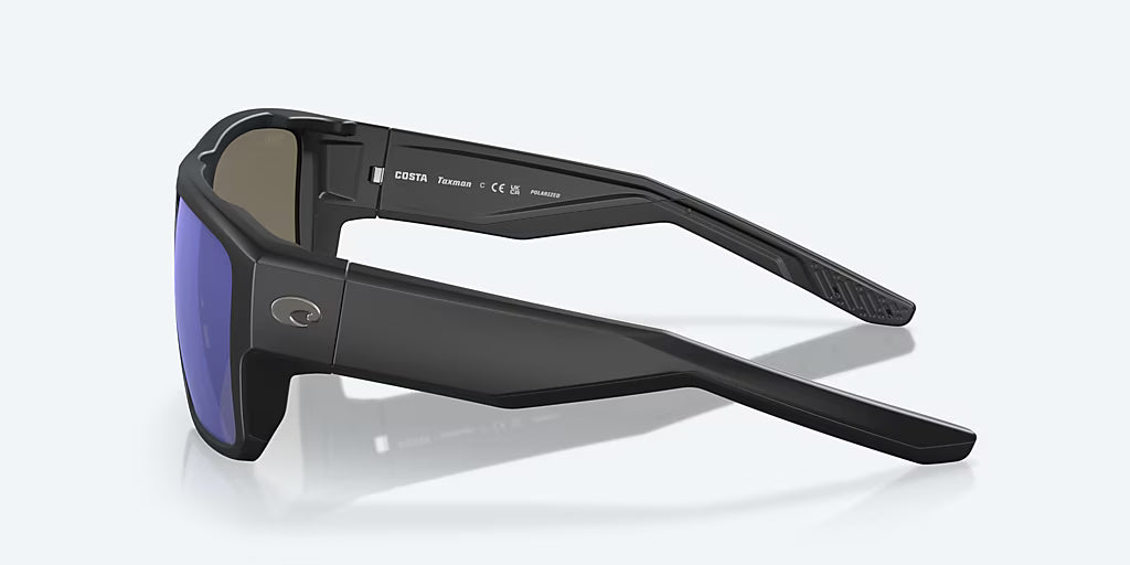 Taxman Matte Black w/ Blue Mirror 580G