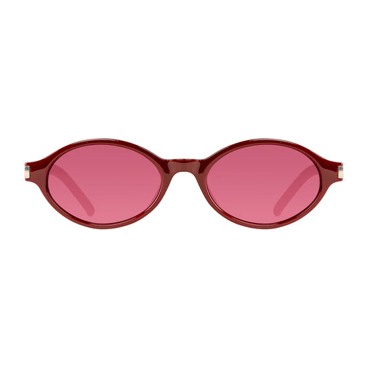 Cassette Optics Tempo Sunglasses - Maroon / Red Lens