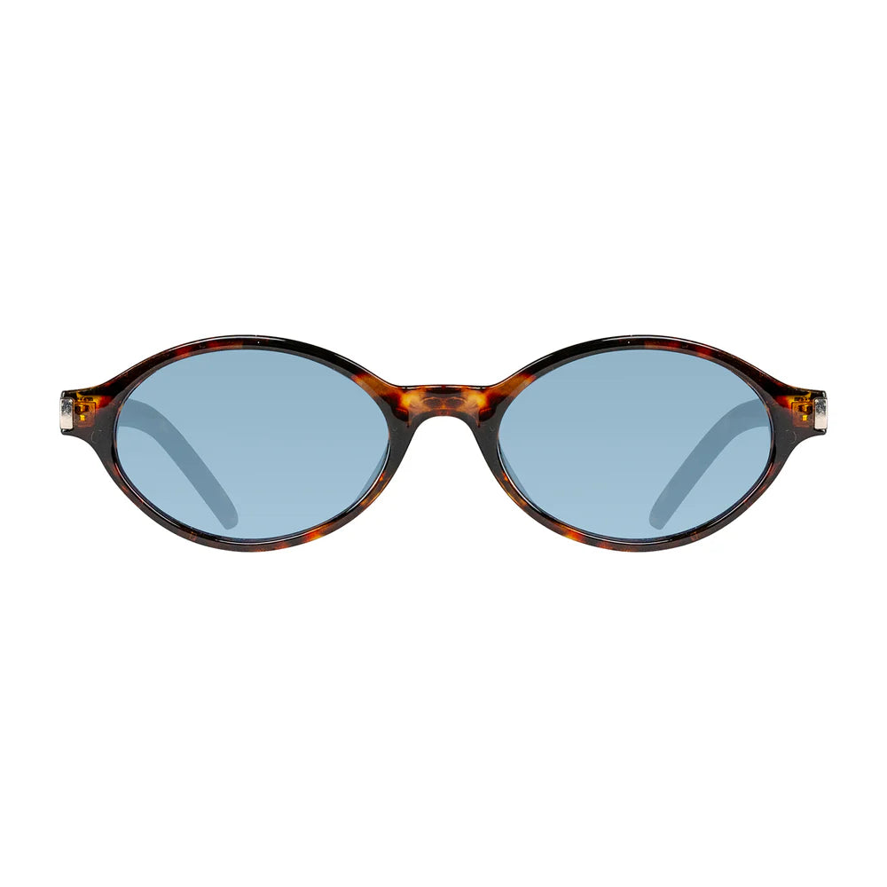 Cassette Optics Tempo Sunglasses - Demi Tortoise / Blue Lens