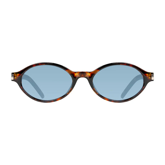 Cassette Optics Tempo Sunglasses - Demi Tortoise / Blue Lens