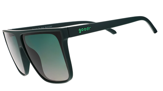 goodr Fly G Tends to Get Noticed Sunglasses - Dark Green