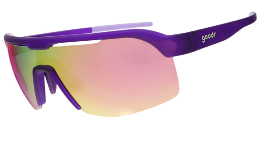 goodr Bolt G Tentacle Tag Champion Sunglasses - Dark Purple