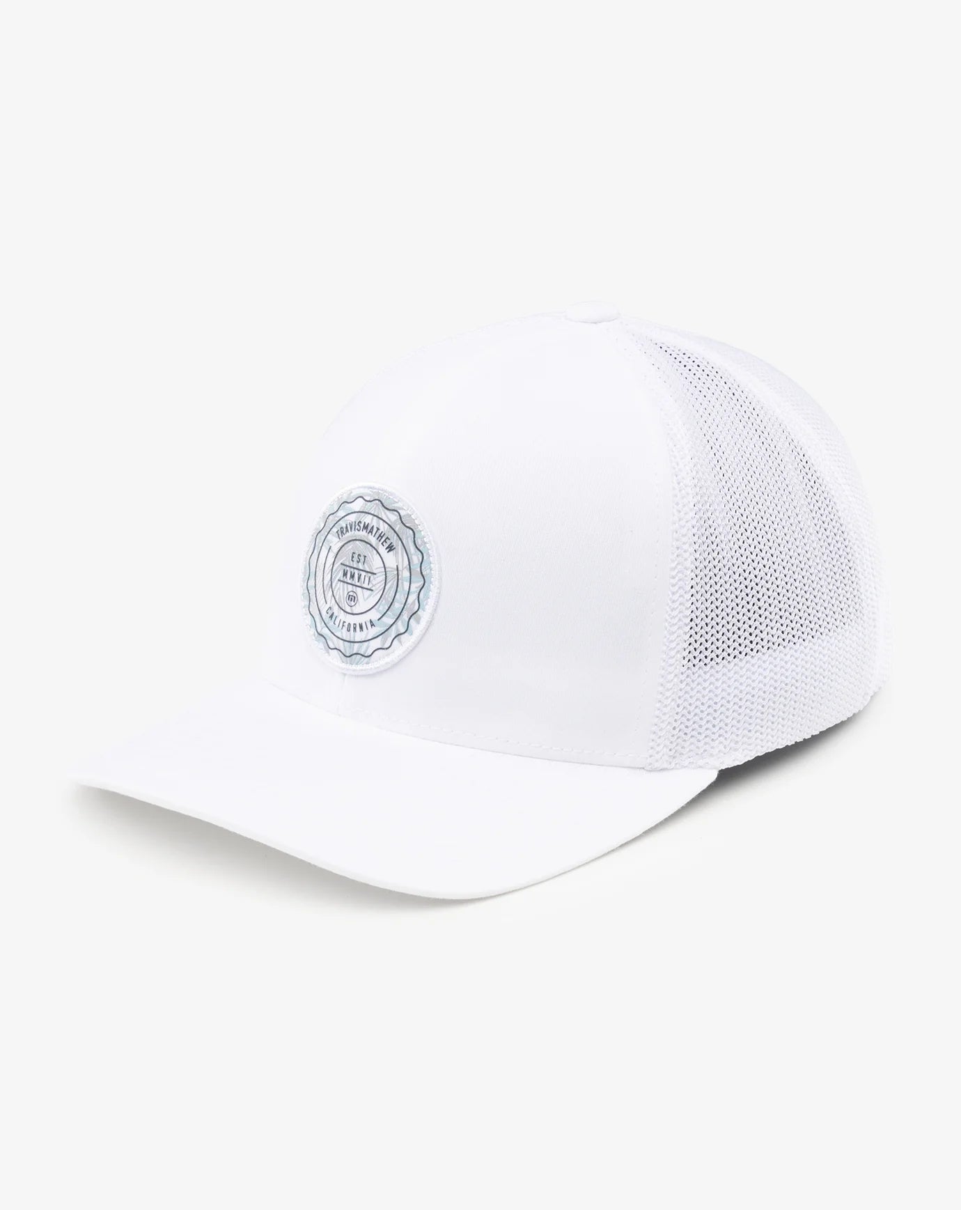The Patch Floral Snapback Hat - White