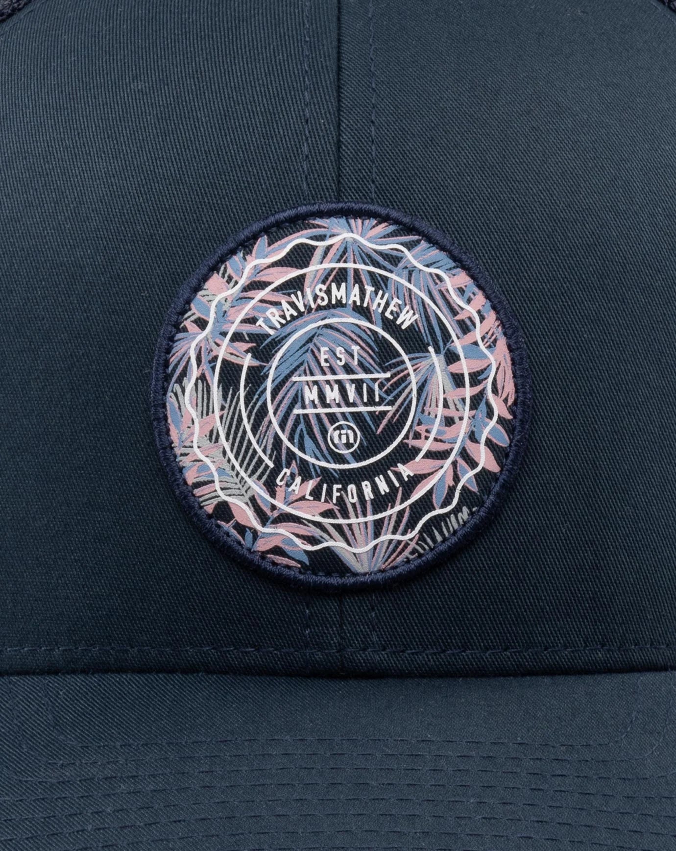 The Patch Floral Snapback Hat - Blue Nights