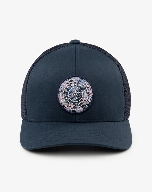 The Patch Floral Snapback Hat - Blue Nights