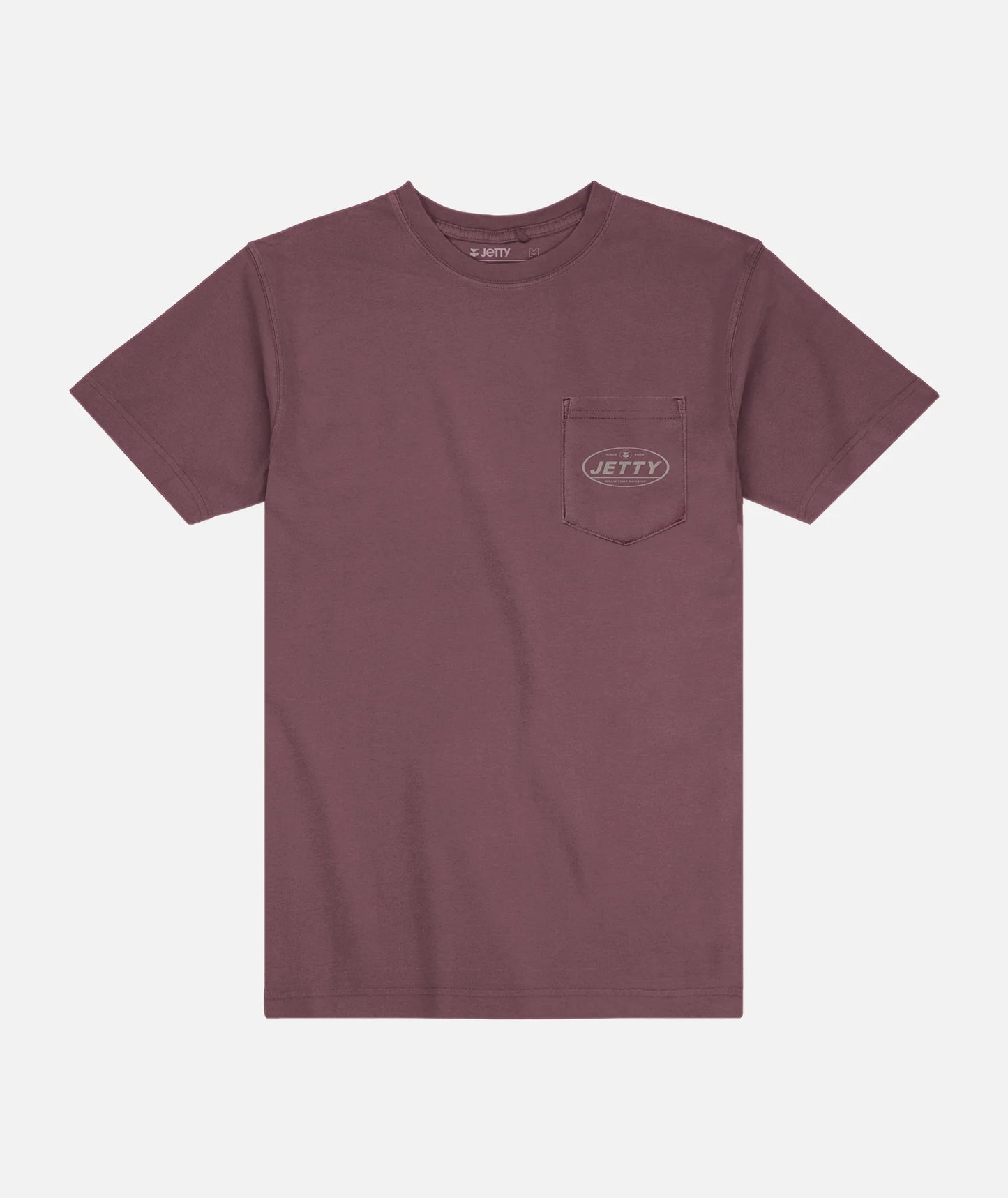 Throwback Pocket Tee - Maroon