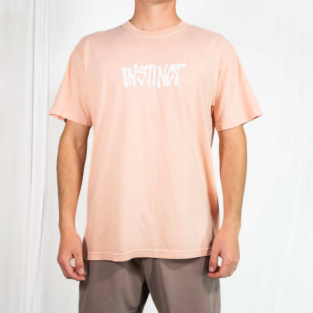 Instinct Throwback Tee - Peachy