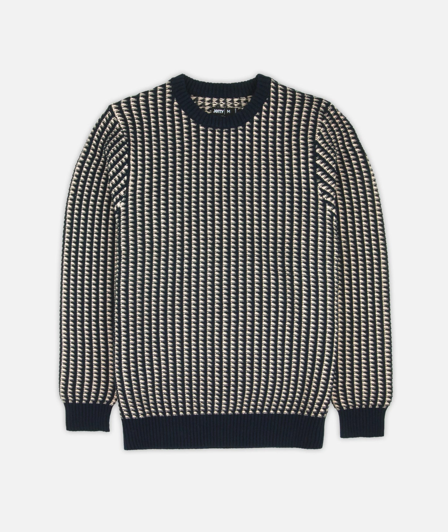 Tiller Grid Sweater - Ivory
