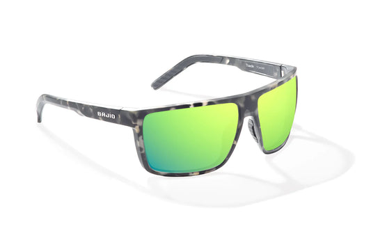 Toads Gray Rock Matte / Green Mirror Glass