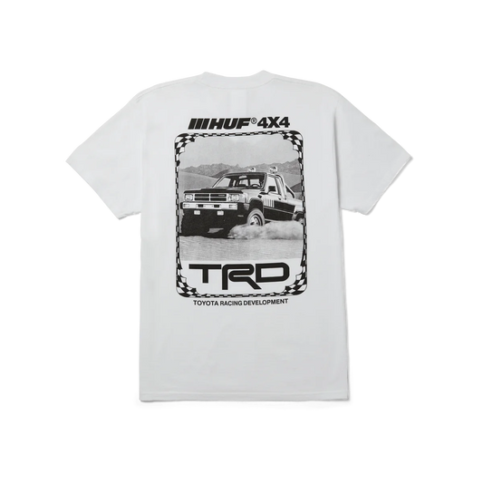 HUF x TRD Toyota Racing Development Long Travel S/S Tee - White