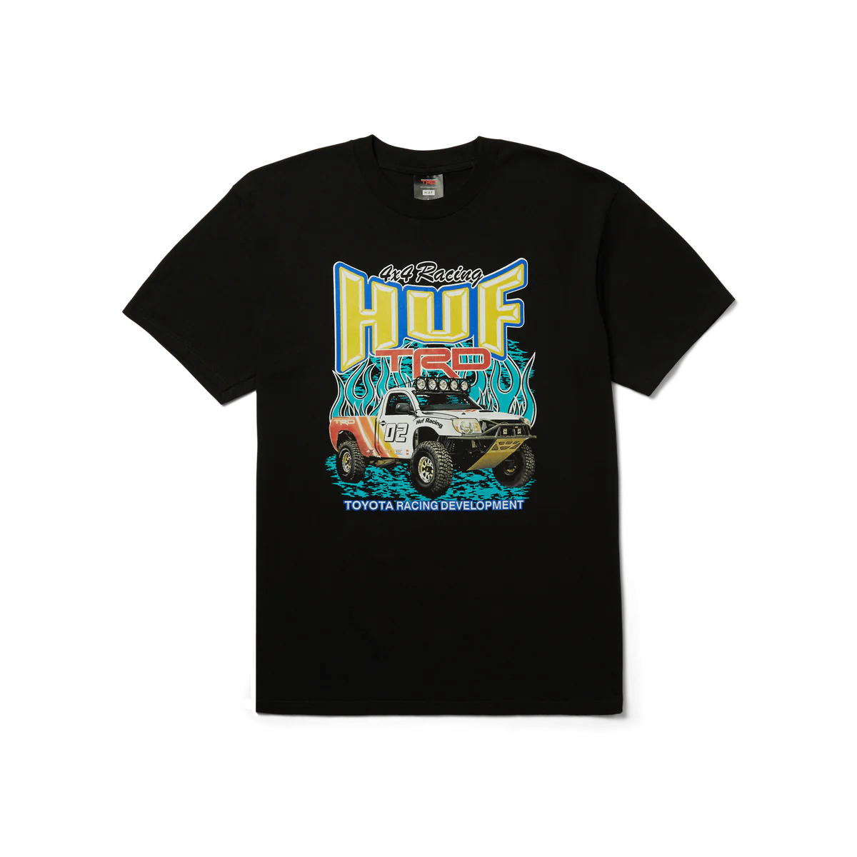 HUF x TRD Toyota Racing Development Pit Crew S/S Tee - Black