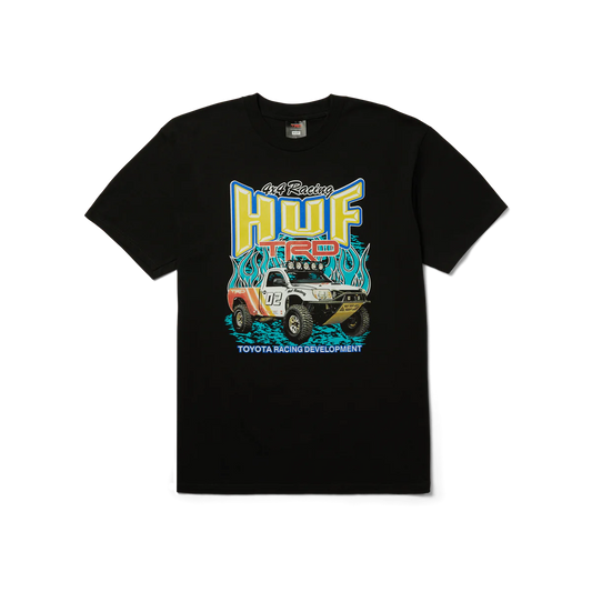 HUF x TRD Toyota Racing Development Pit Crew S/S Tee - Black