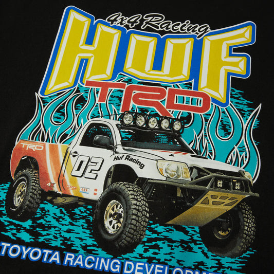 HUF x TRD Toyota Racing Development Pit Crew S/S Tee - Black