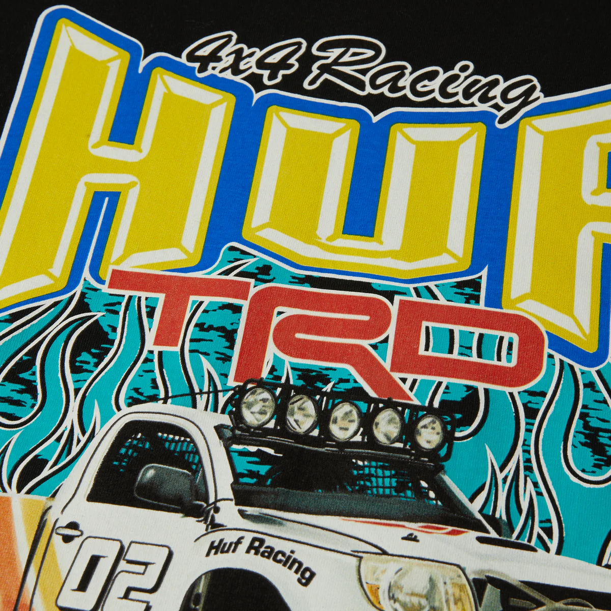 HUF x TRD Toyota Racing Development Pit Crew S/S Tee - Black
