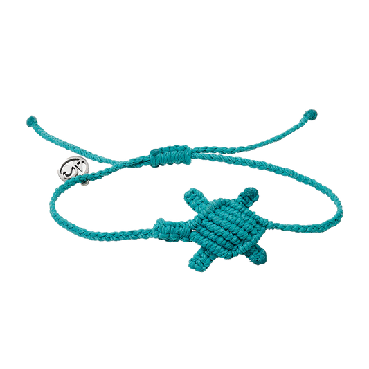 4Ocean Sea Turtle Macrame Bracelet - Turquoise