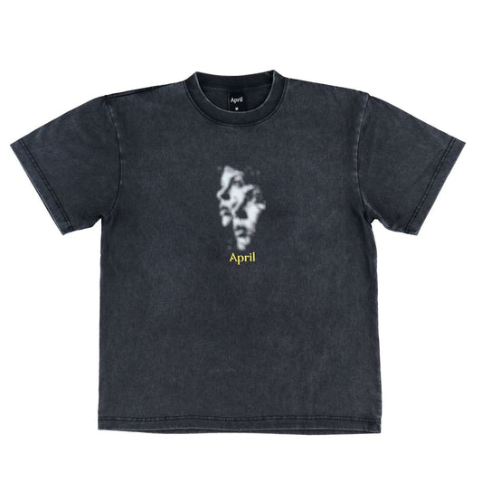 April Skateboarding Two Face Tee T-Shirt - Vintage Black
