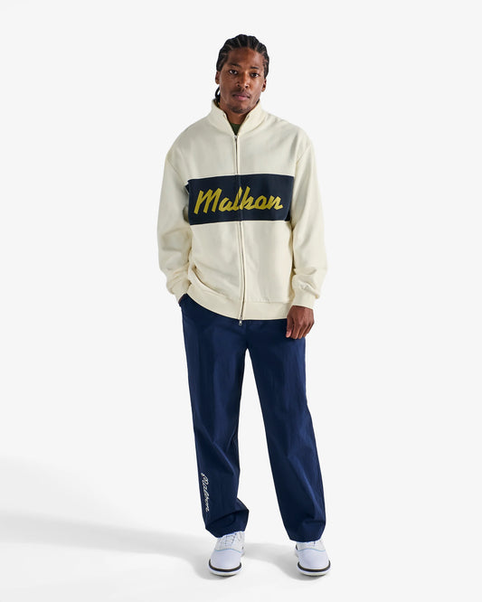 University Double Zip Crew - Cream