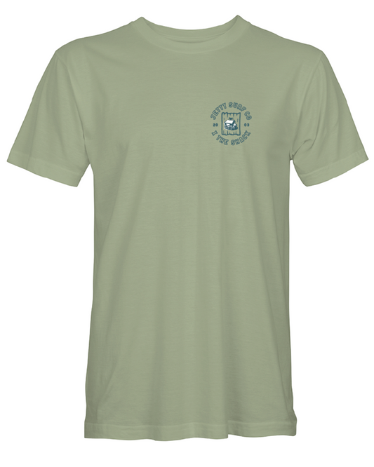 Surf Shack X Jetty Curl to Coping Tee - Sage Green