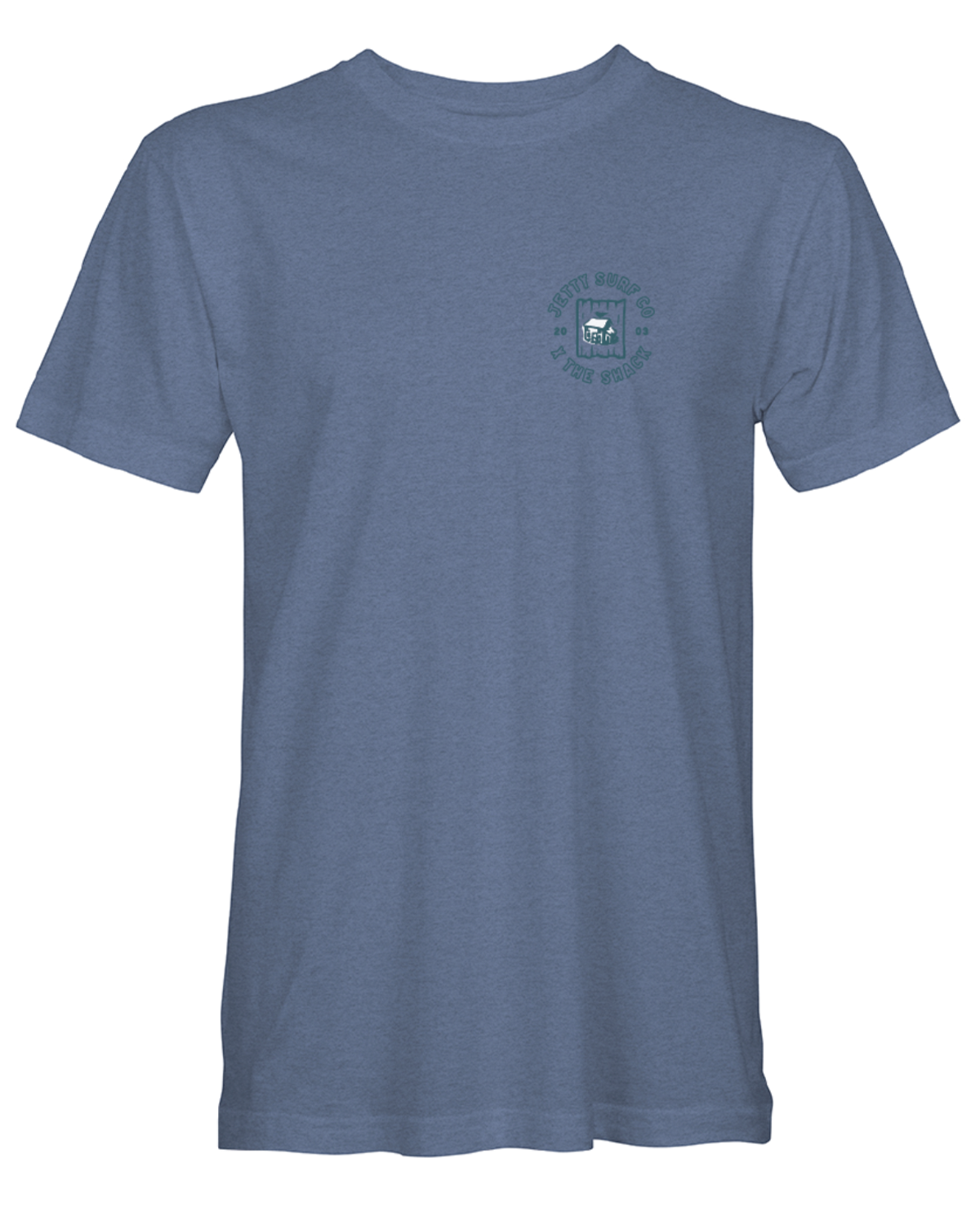 Surf Shack X Jetty Curl to Coping Tee - Heather Slate