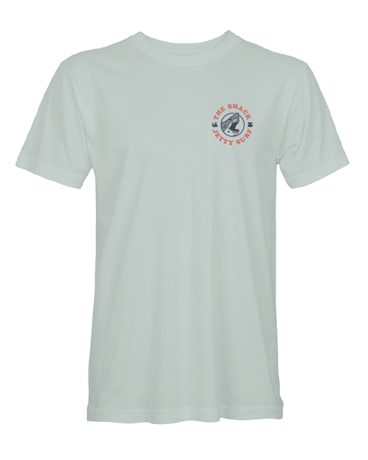Surf Shack x Jetty Down the Hatch Tee - Seafoam